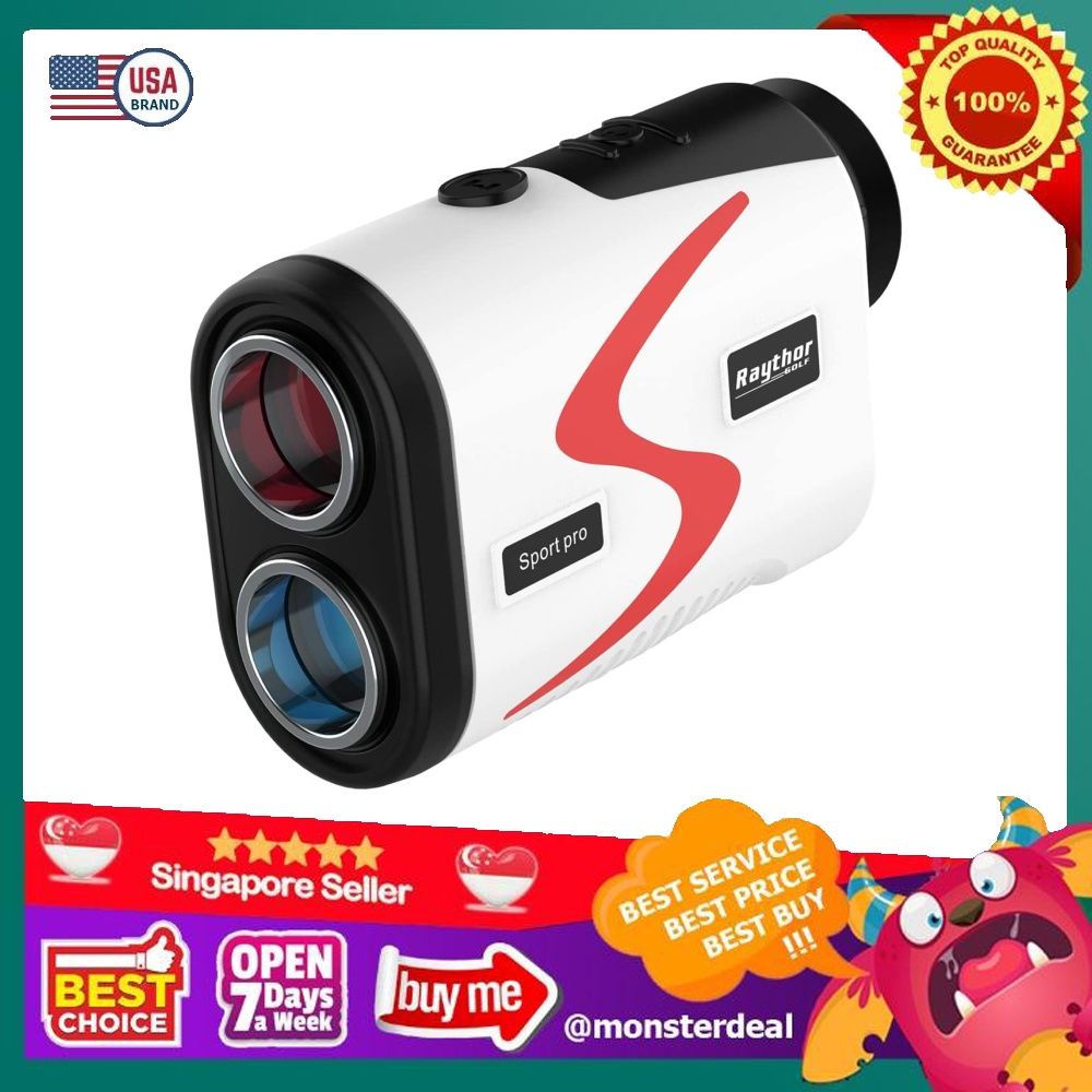 Raythor Golf Rangefinder, 6X Rechargeable Laser Range Finder 1000 Yards