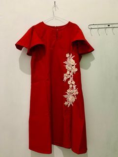 Red dress cheongsam mosco by vasco