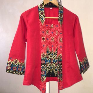 Red Kebaya (Merah) with wrap skirt