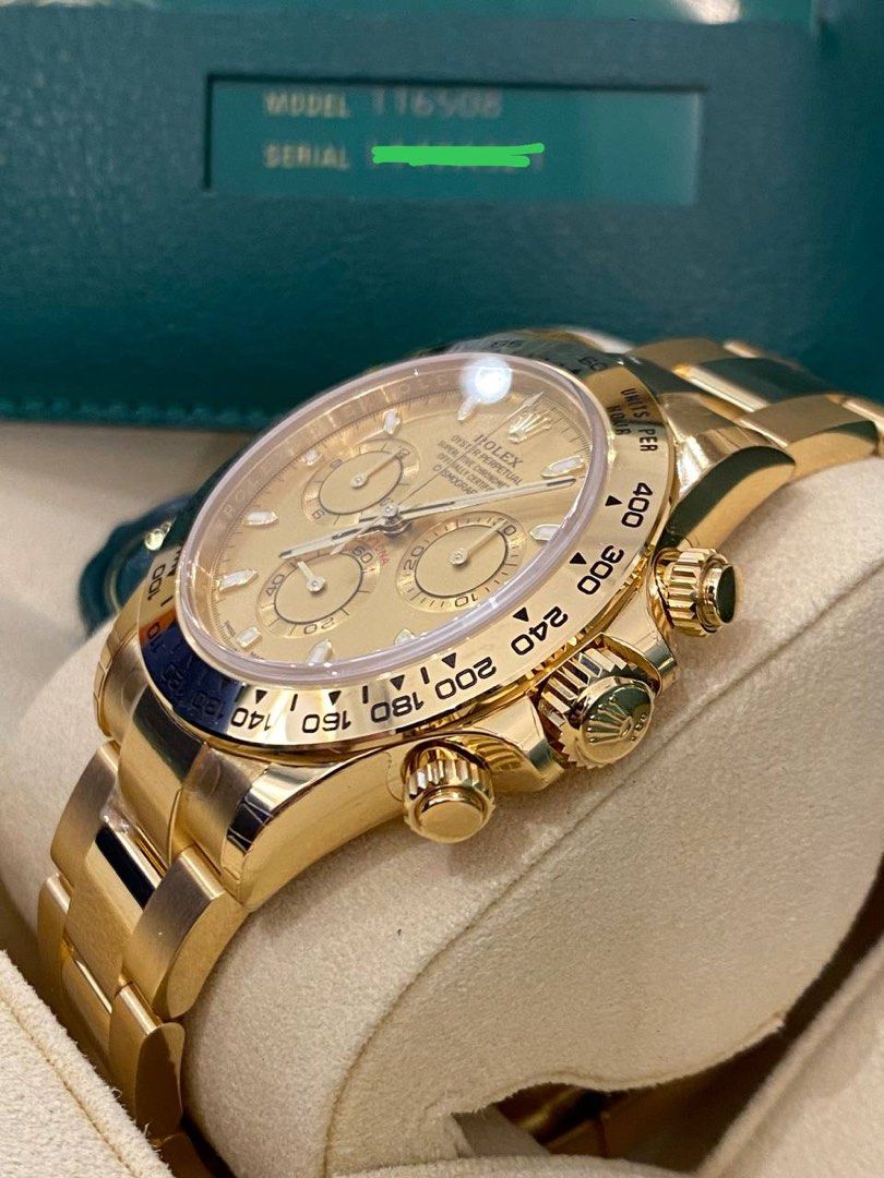 Rolex daytona cheap full gold