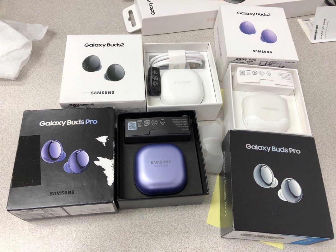 Samsung 三星Galaxy Buds Pro, Buds2 智能降噪耳機, 音響器材, 耳機