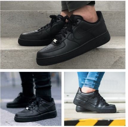 All black nike skate shoes cheap