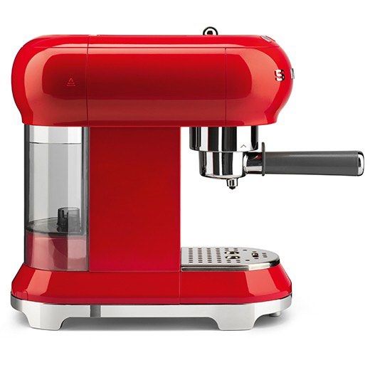 SMEG ECF01 Red Espresso Coffee Machine, TV & Home Appliances, Kitchen
