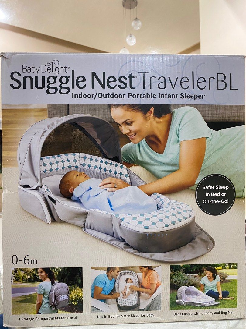 Baby delight snuggle nest traveler bl hot sale