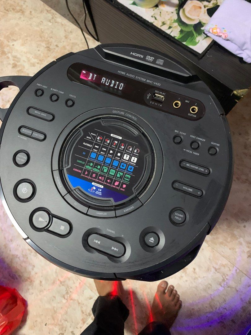 Sony Home Audio System MHCV43D with Bluetooth Technology, TV & Home