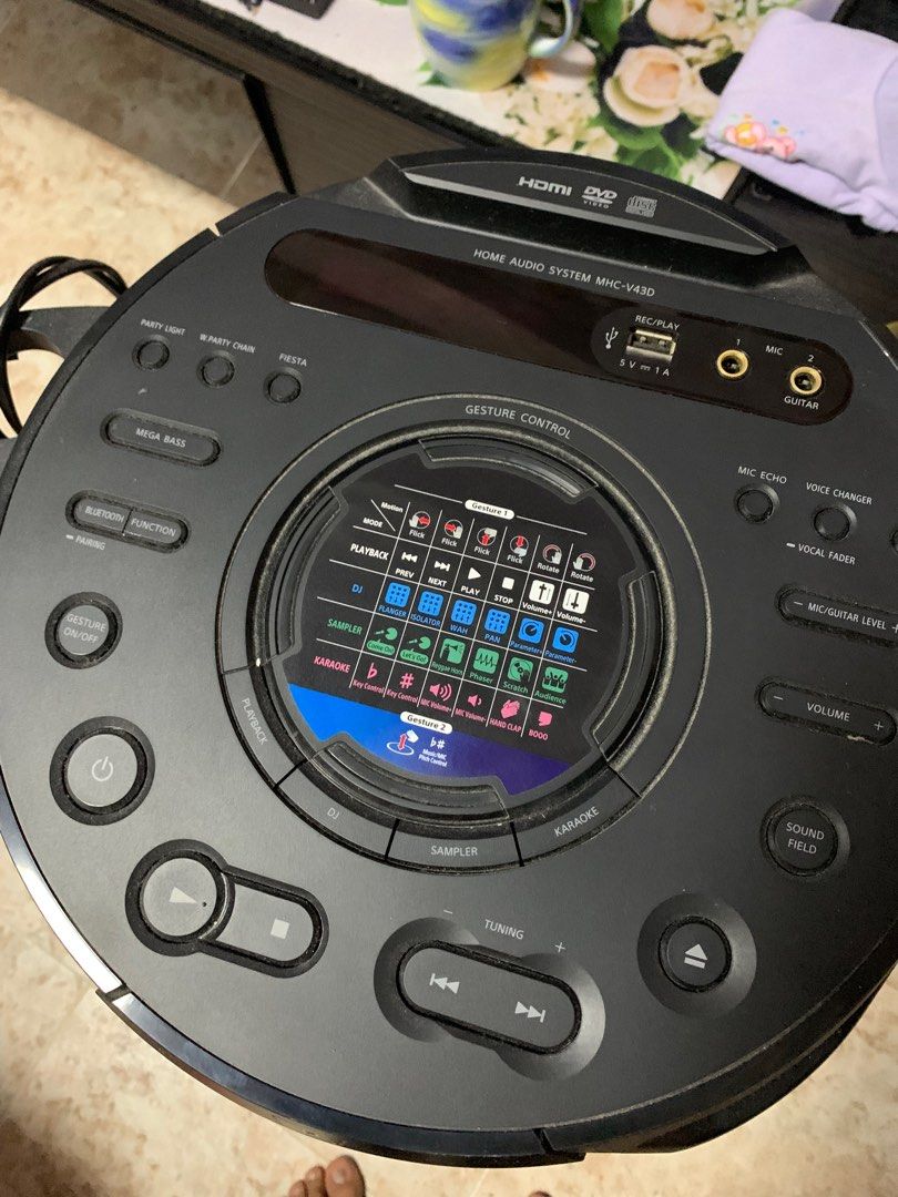 Sony Home Audio System MHCV43D with Bluetooth Technology, TV & Home