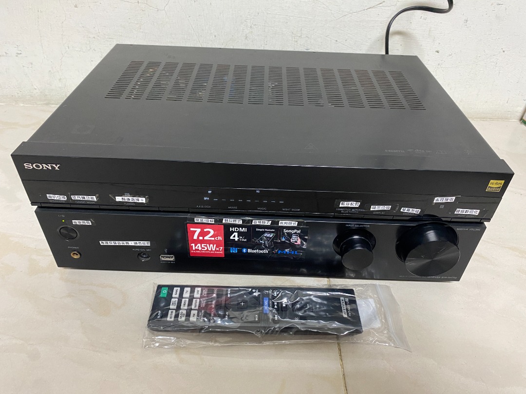 SONY STR DH750 收音劇院 7.2 環繞擴大機 4K 藍芽 家庭劇院擴大機 全新副廠遙控器, 耳機及錄音音訊設備