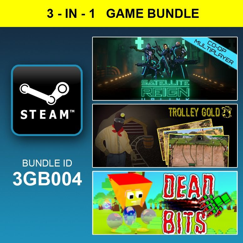 Steam Games Bundle 3GB004 - Sale P99 - Satellite Reign; Trolley Gold ...