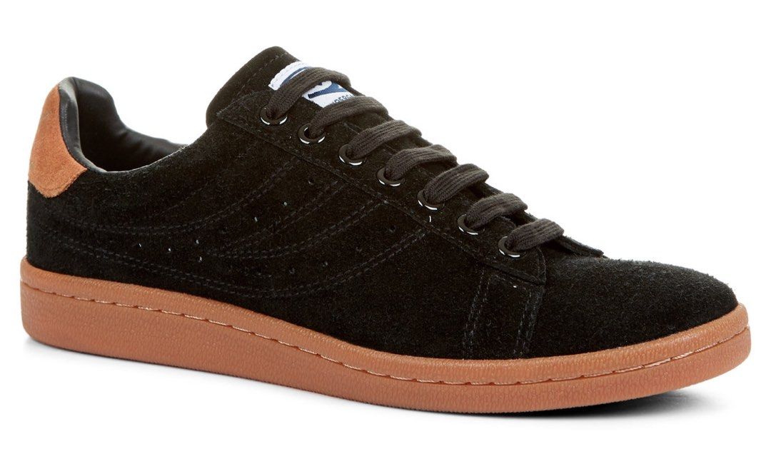 Superga store black suede