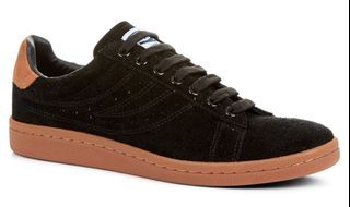 Superga Sport black suede gum Lendl sneakers
