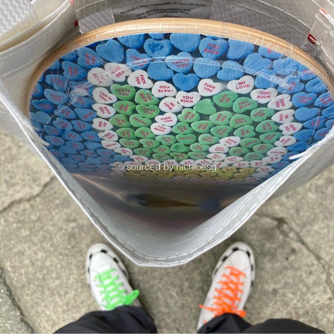 新品　Supreme Candy Hearts　デッキ Candy Hearts Skateboard Blue 8.125