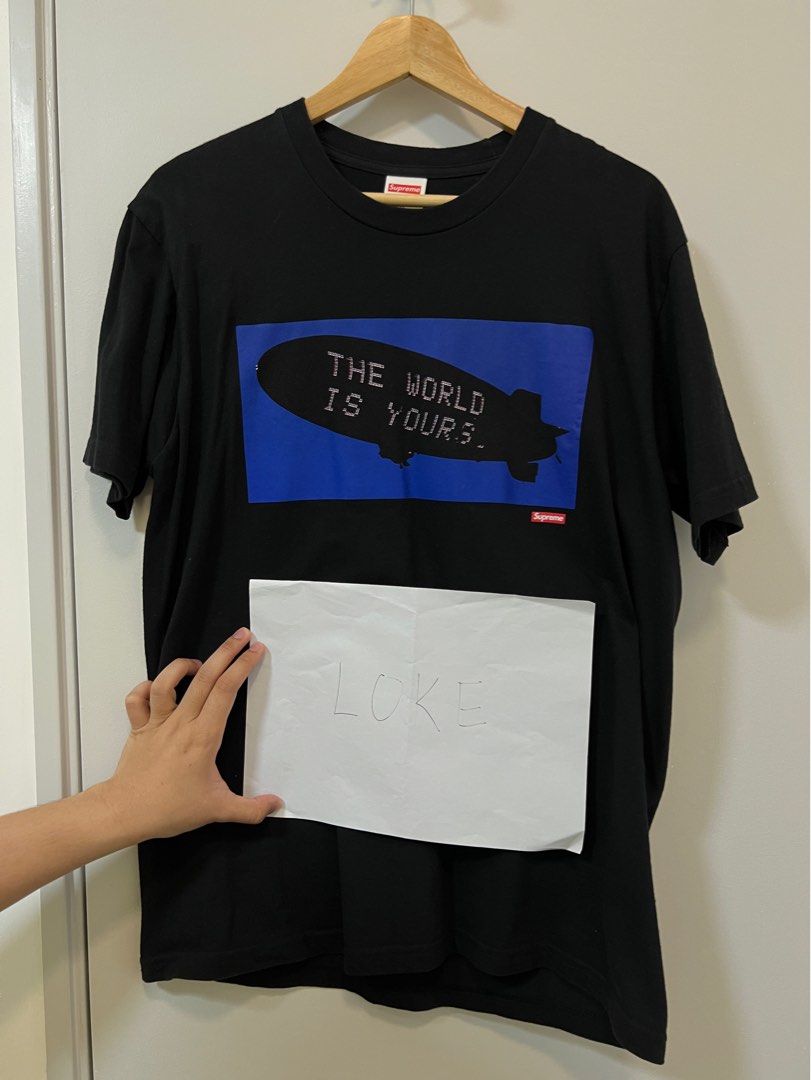 Supreme scarface blimp tee black 2025