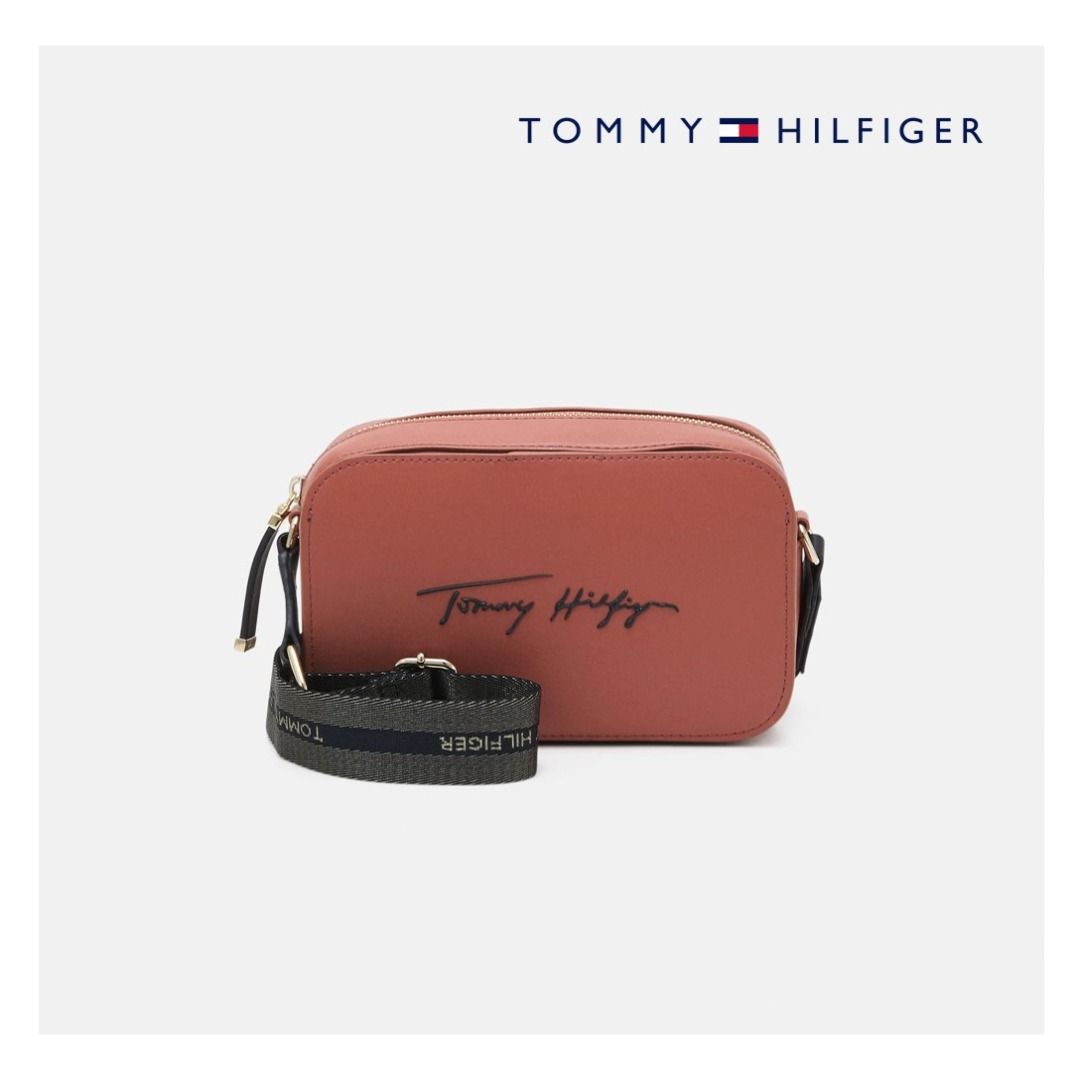 TOMMY HILFIGER ICONIC CAMERA SIGN BAG, Women's Fashion, Bags u0026 Wallets,  Cross-body Bags on Carousell
