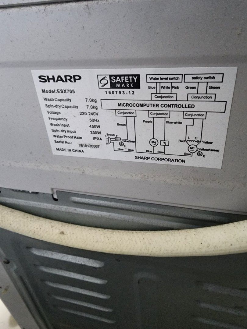 Top load Washing machine for sale. Still working. Kindly see the