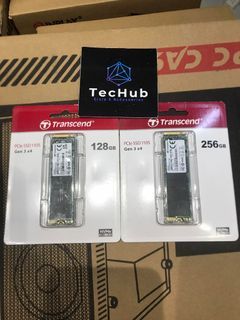 Transcend 128GB PCIe SSD 110s &    Transcend 256GB PCIe SSD 110s