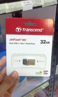 Transcend 32GB JF880 OTG microUSB/USB-A Flash Drive USB 3.1 TS32GJF880S