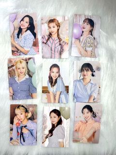 Twice photocard happy twice and once day 6th anniversary