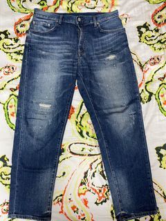 Uniqlo 錐形牛仔褲 w36