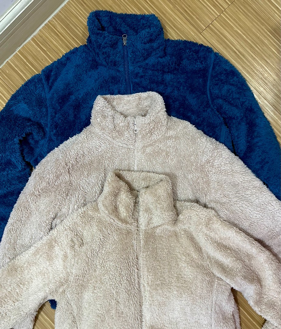 Unisex Uniqlo Fleece Jacket, Men's Fashion, Coats, Jackets and