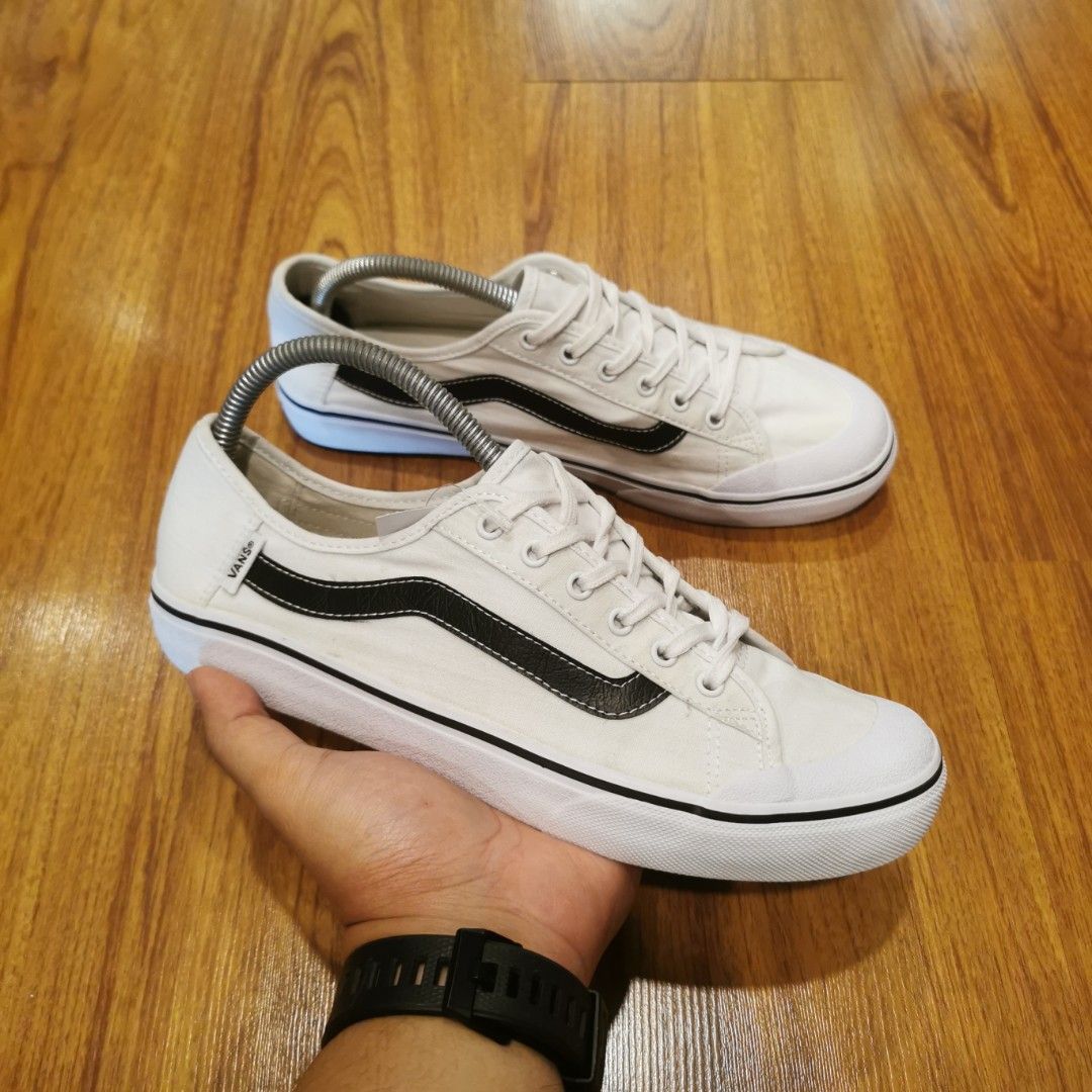Vans black online ball sf white