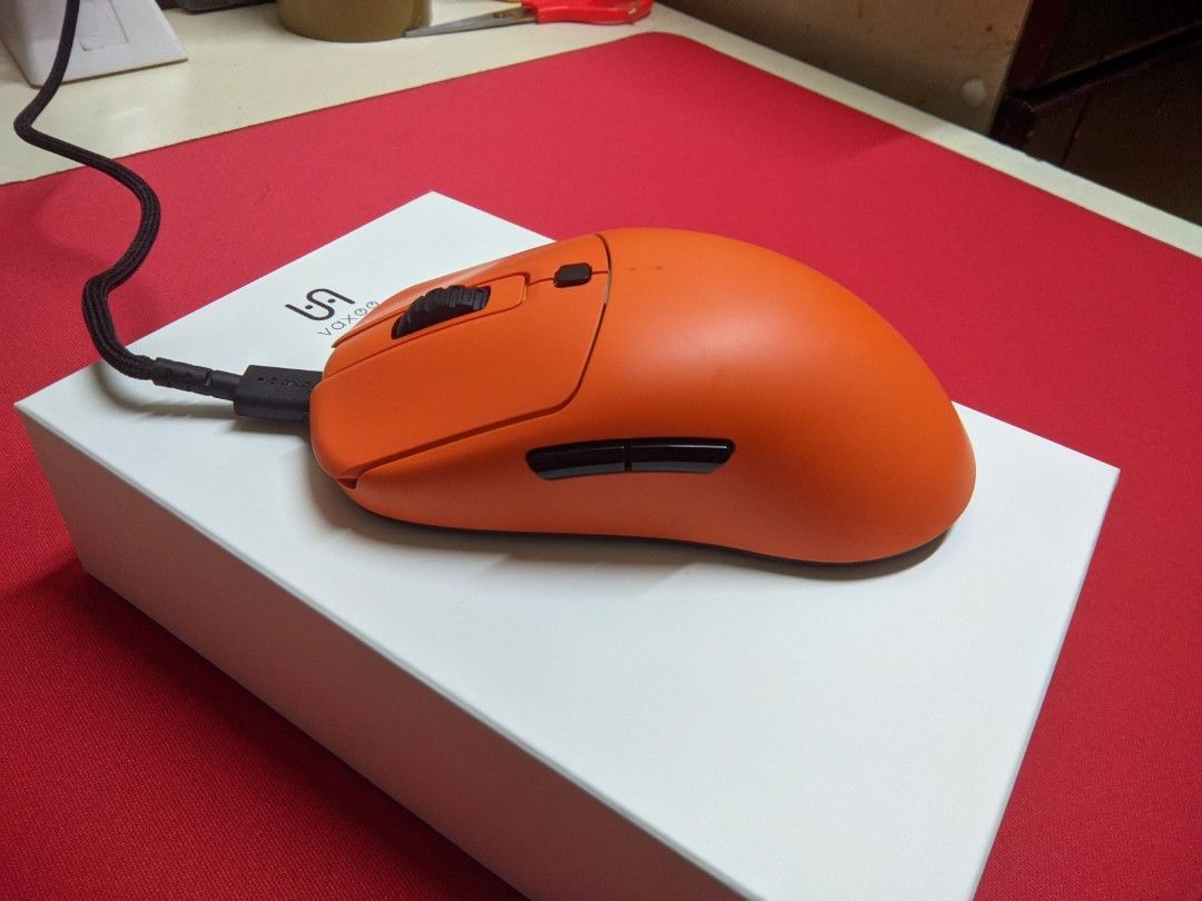 Vaxee XE Orange (Wired) Gaming Mouse, Computers & Tech, Parts