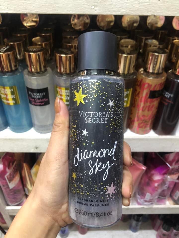 Victoria secret diamond hot sale sky body mist