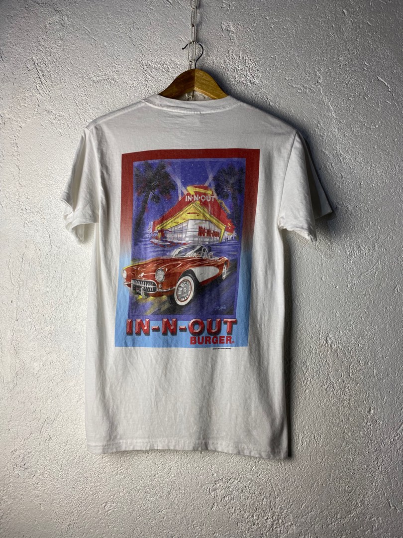 Vintage 2001 In-n-out Shirt, Men's Fashion, Tops & Sets, Tshirts & Polo ...