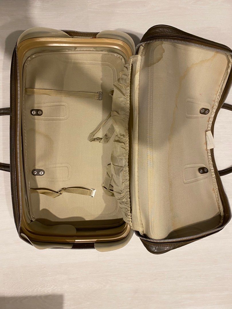 Vintage leather Samsonite luggage, Luxury, Bags & Wallets on Carousell