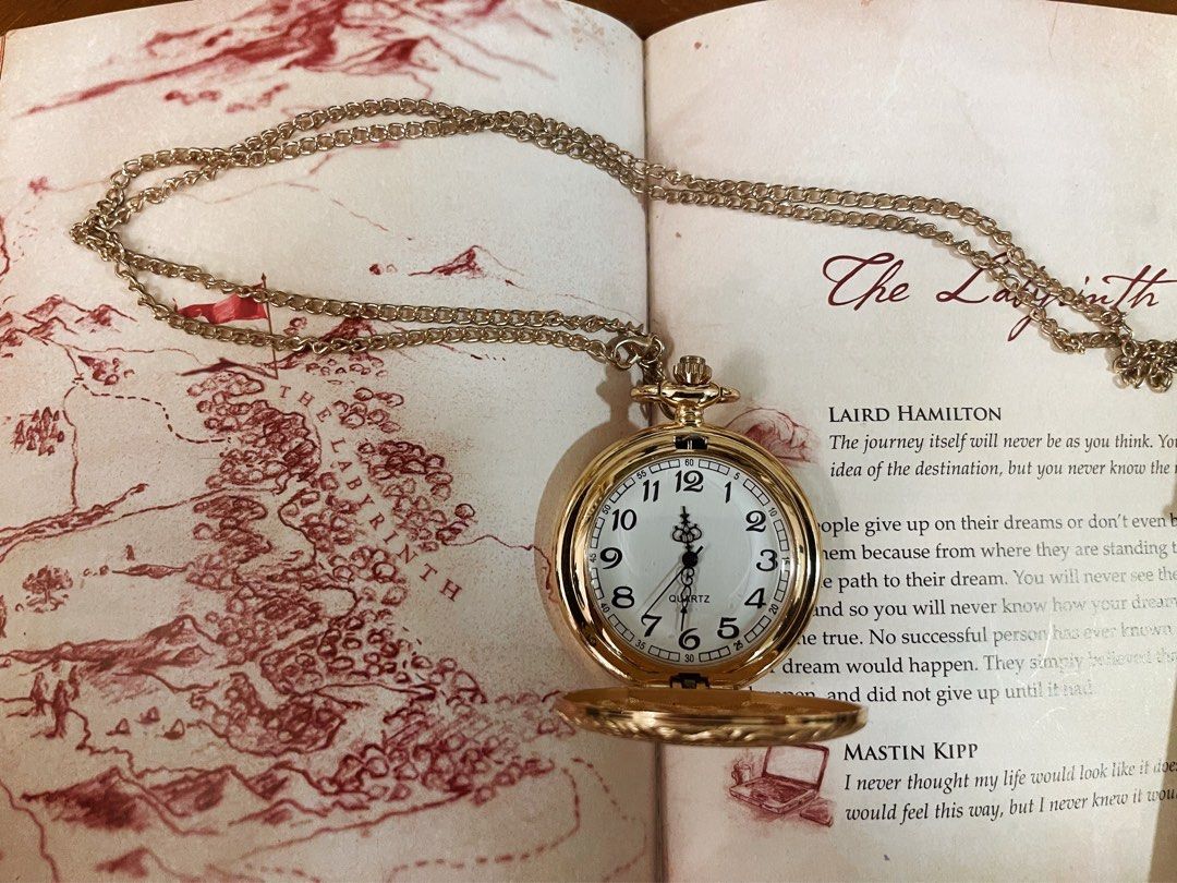 Rose gold pocket sales watch
