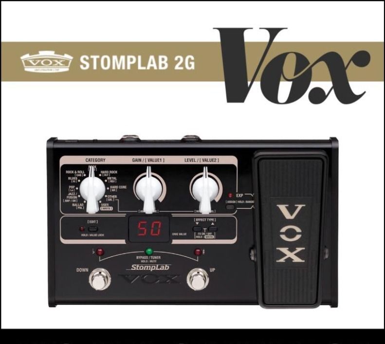 Vox stomplab iig modeling effects pedal hot sale