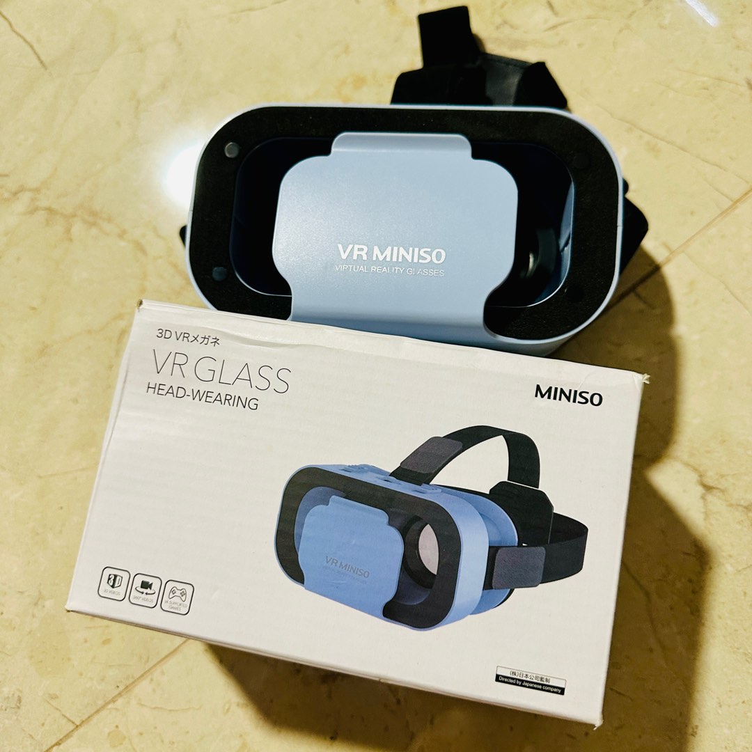 VR Headset Miniso, Video Gaming, Gaming Accessories, Virtual Reality on