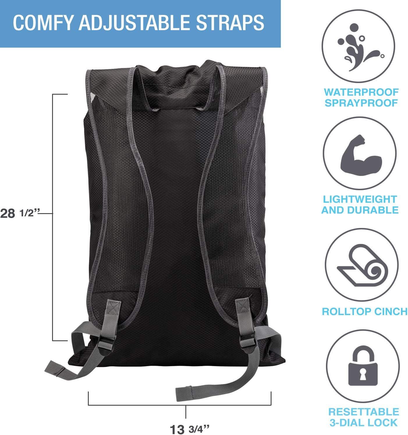 Waterseals locking backpack cheap