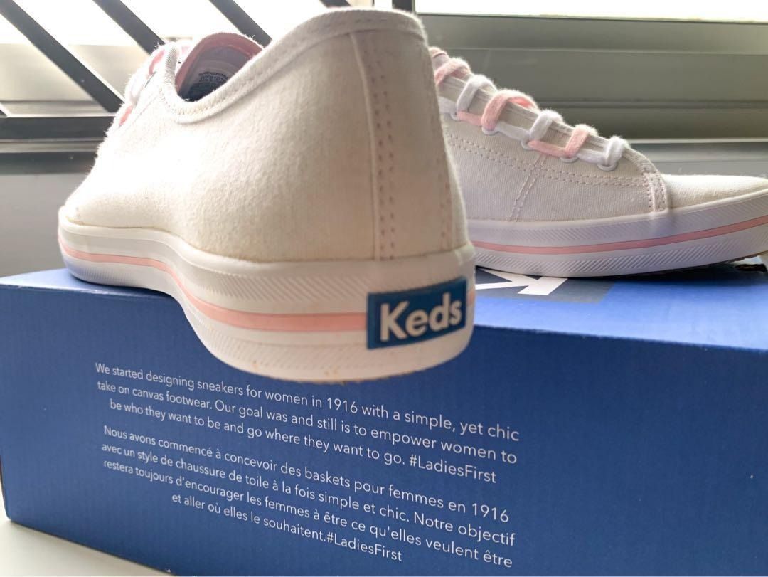 White shoes pink laces outlet