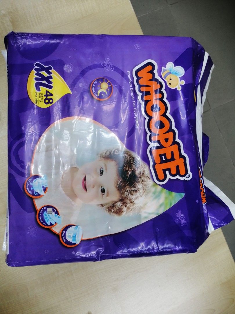Whoopee diapers tape XXL 48 4packs