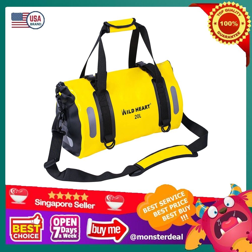 WILD HEART Waterproof Bag Duffel Bag 20L 30L 40L with Welded Seams