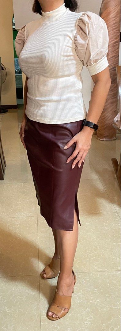 Share 188+ mango leather skirt best