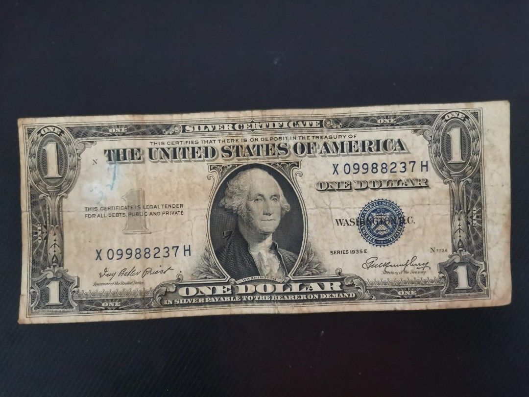 1 Dollar United States Of America 1935 E Series Silver Certificate