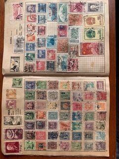 1 old album of world stamps