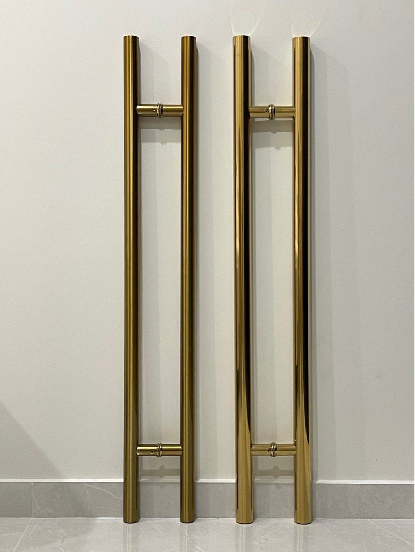 1M GOLD Main Door Handle Bar, Furniture & Home Living, Security & Locks