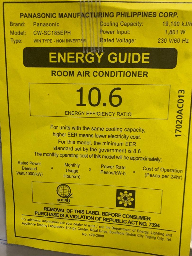 2 HP Panasonic Airconditioner on Carousell