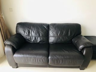 2 n 1 Leather Sofa