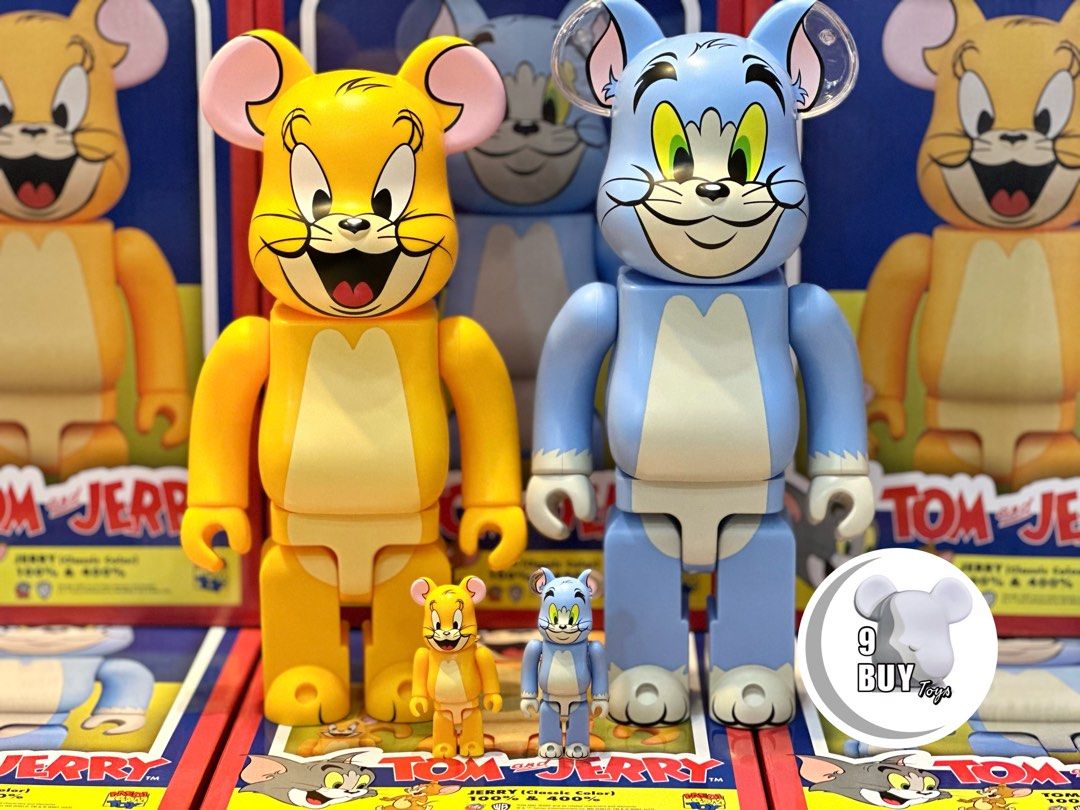 🔥全套4款🔥巜MEDICOM TOY BE@RBRICK TOM AND JERRY (Classic Color