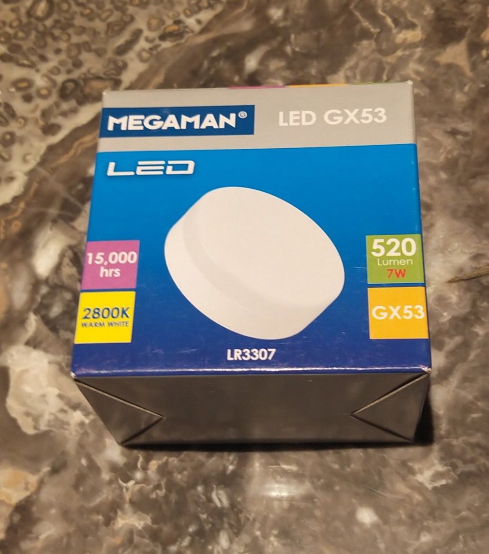 7W GX53 LED Megaman 7W GX53 LED Carousell