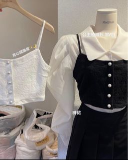 🇰🇷 9.amez 公主袖襯衫 白色