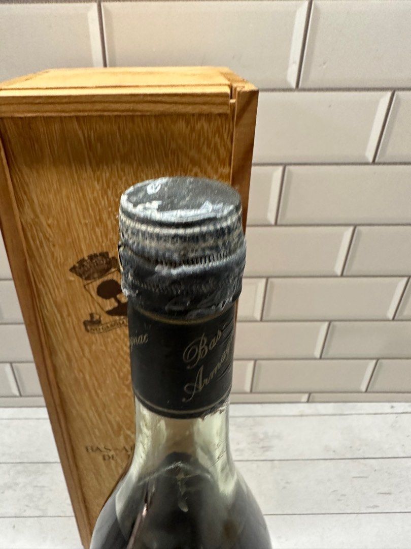 收藏之選) 雅文邑Bas-Armagnac De Pontiac 1965 700ml, 嘢食& 嘢