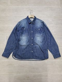日本品牌 Blue Port Wabash denim shirt