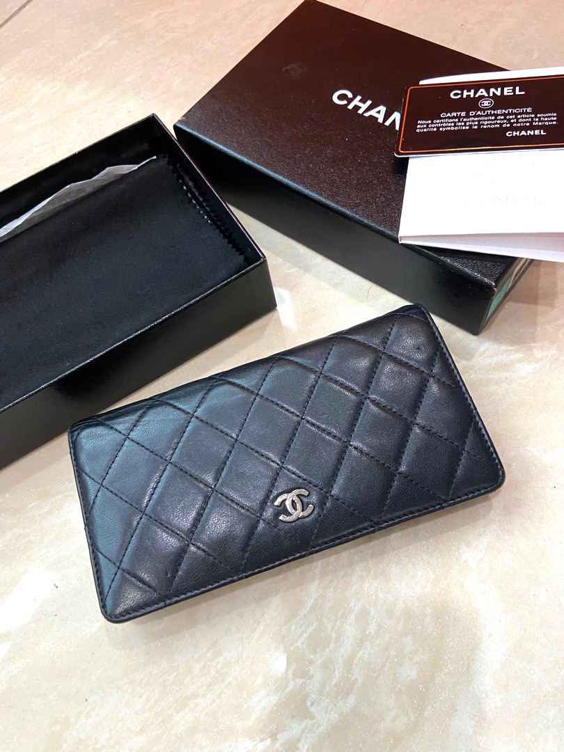Chanel Black Classic Long Zipped Wallet – Votre Luxe