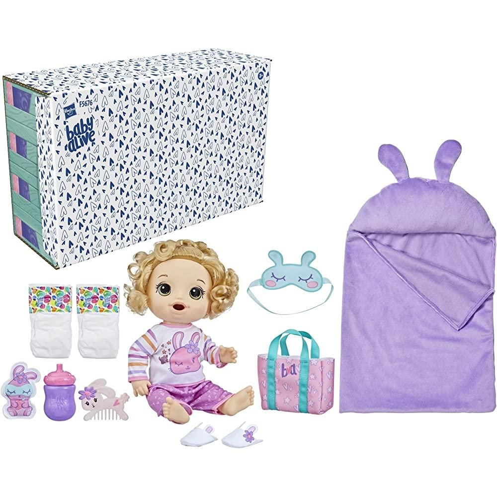 😊 welcome😊 Baby Alive Bunny Sleepover Baby Doll, Bedtime-Themed