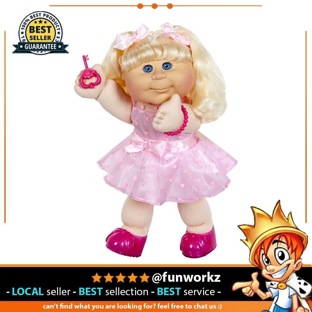 Cabbage patch kid blonde hair blue eyes cheap