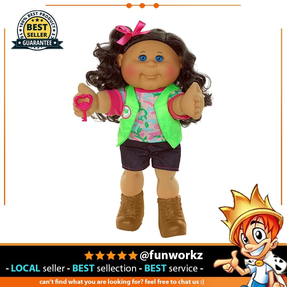 Cabbage patch doll hot sale brown hair blue eyes